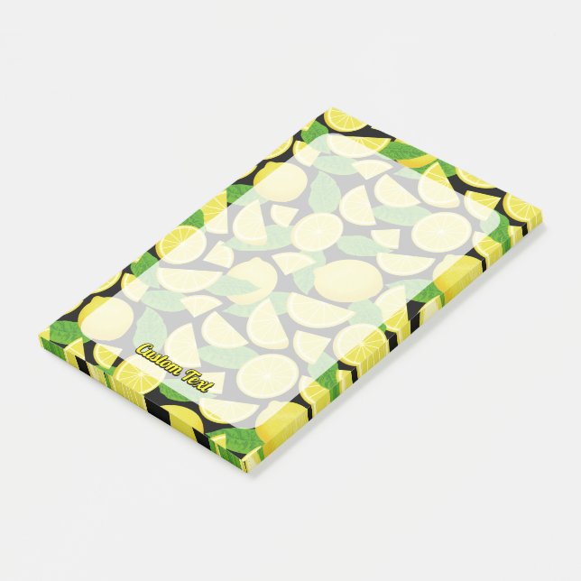Lemon Background Post-it Notes (Angled)