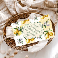 Lemon Blossom Garden Baby Shower Books for Baby