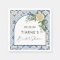 Lemon Blue Tile Custom Citrus Bridal Shower