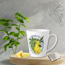 Lemon & Blue Toile Filigree Country French Kitchen