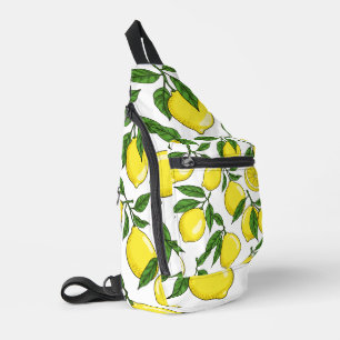 Lemon Botanical Seamless – Hand Drawn Sling Bag