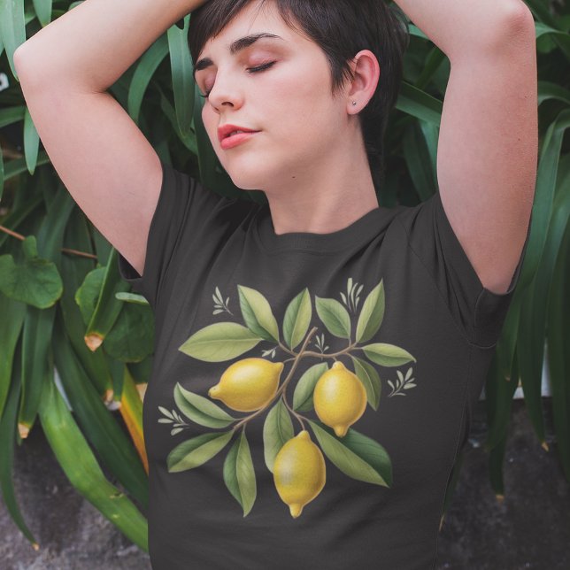 Lemon Branch Elegant Vintage T-Shirt (Creator Uploaded)