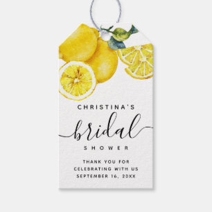 Lemon Breeze Favour Thank You Gift Tags
