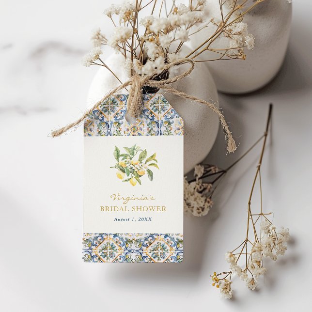 Lemon Bridal Shower Gift Tags (Lemon Bridal Shower Gift Tags
)