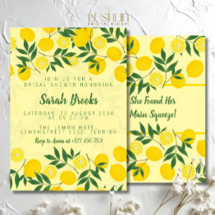 Lemon Bridal Shower Invitation