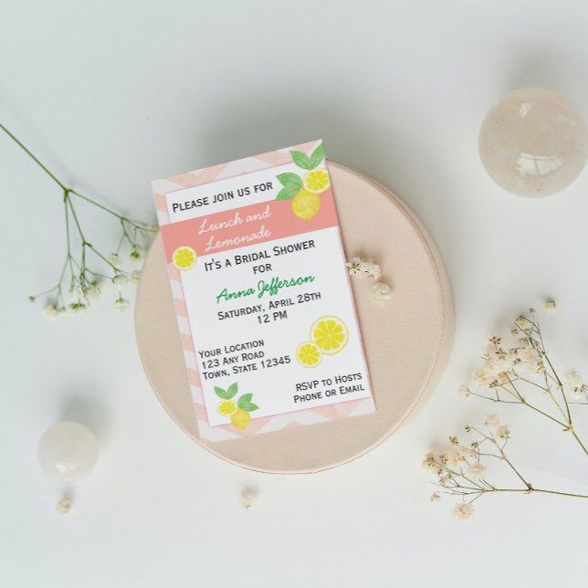 Lemon Bridal Shower Invitation (Creator Uploaded)