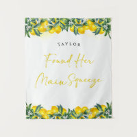Lemon Bridal Shower Main Squeeze Backdrop