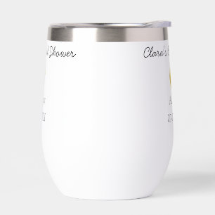 Lemon bridal shower modern simple minimal rustic b