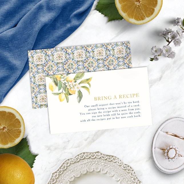 Lemon Bring A Recipe Card (Lemon Bring A Recipe Card
)