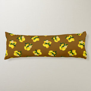 Lemon Brown Body Cushion