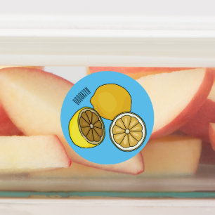 Lemon cartoon illustration