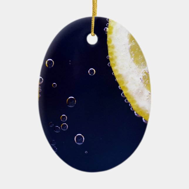 Lemon Ceramic Tree Decoration (Front)