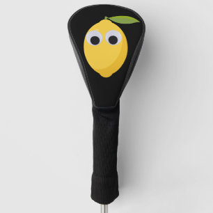 Lemon Character, sweet fruit with googly eyes   Golf Head Cover