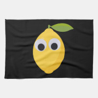 Lemon Character, sweet fruit with googly eyes