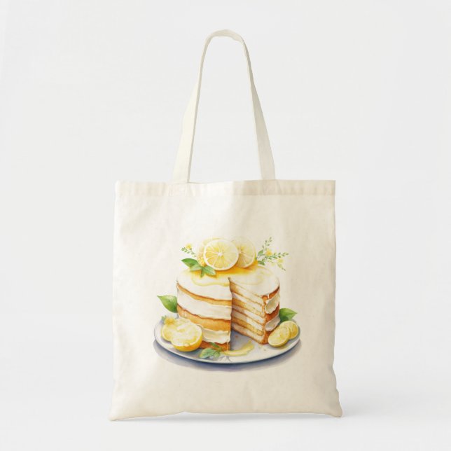 Lemon Cheese Cake Tote Bag (Front)