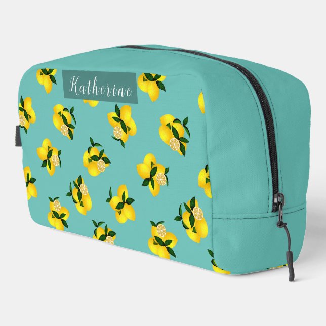 Lemon Chic Aqua Dopp Kit (Right Corner)