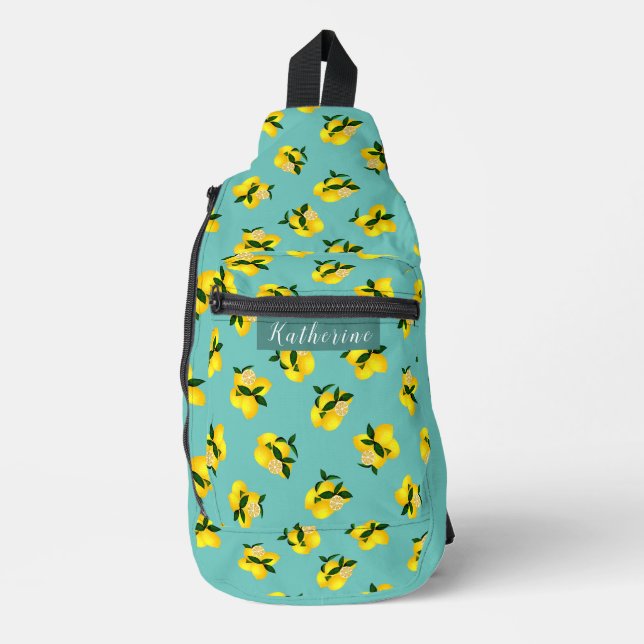 Lemon Chic Aqua Sling Bag (Front)