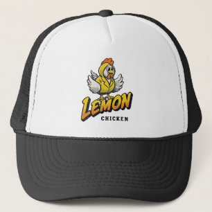 Lemon Chicken - Fun Food Design Trucker Hat