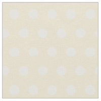 Lemon chiffon yellow polka dots fabric