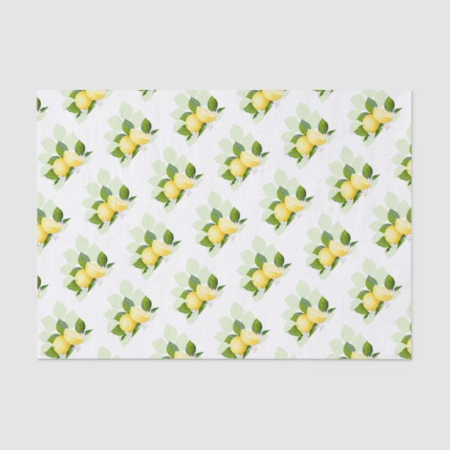 Lemon Citrus Fruit Tissue Paper (Front)