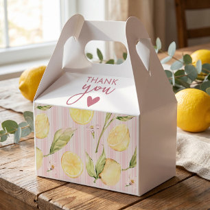 Lemon Citrus Graduation Favour Box