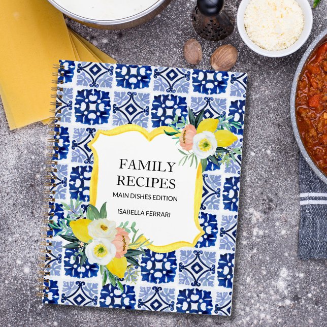 Lemon Citrus Italian Mediterranean Recipe Book (In situ)