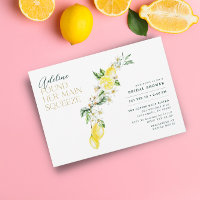 Lemon Citrus Main Squeeze Bridal Shower