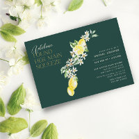 Lemon Citrus Main Squeeze Green Bridal Shower