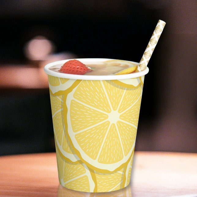 Lemon Citrus Paper Cups | Italian Summer (Creator Uploaded)