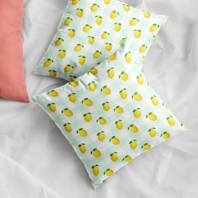 Lemon Citrus Summer Birthday Cushion (Creator Uploaded)