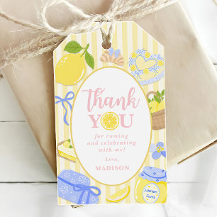 Lemon Citrus Summer Lemonade 1st Birthday Party  Gift Tags