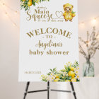 Lemon Citrus Summer welcome Baby Shower
