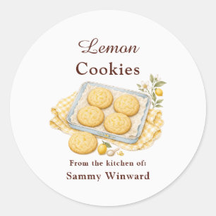 Lemon Cookie Gift Label