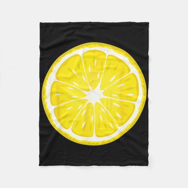 Lemon Costume Fruit Halloween Costume  Fleece Blanket (Front)