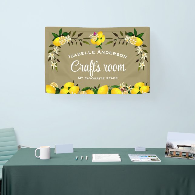 Lemon Craft Ash Grey Banner (Tradeshow)