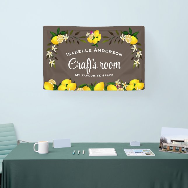Lemon Craft Brown Banner (Tradeshow)