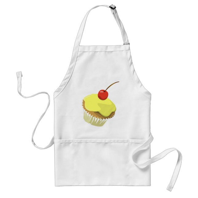 Lemon cupcake apron (Front)