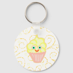 Lemon Cupcake Buddy! Key Ring