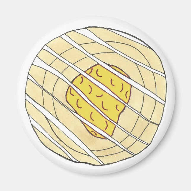 Lemon Danish Viennoiserie Pastry Chef Bakery Magnet (Front)