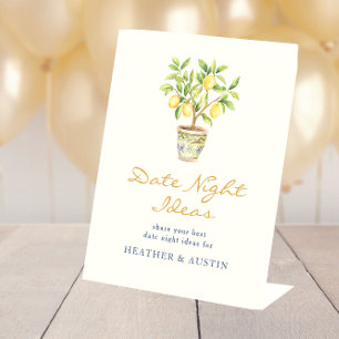 Lemon Date Night Sign