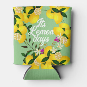 Lemon Days Green Can Cooler