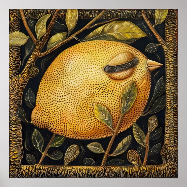 Lemon Decorative Painting Art Print (Front)