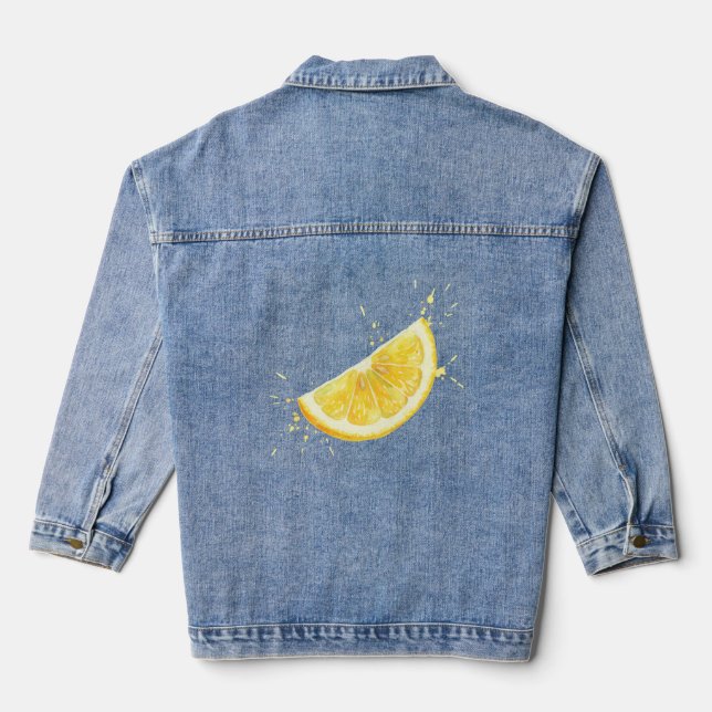 Lemon Denim Jacket (Back)