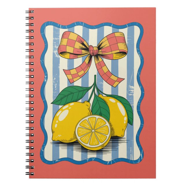 Lemon Design Summer Notebook (Front)