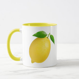 Lemon 🍋 Designed Yellow Combo Mug