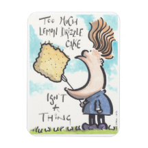 Lemon Drizzle Cake Magnet