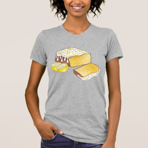 Lemon Drizzle Pound Cake Loaf British Baking Food T-Shirt