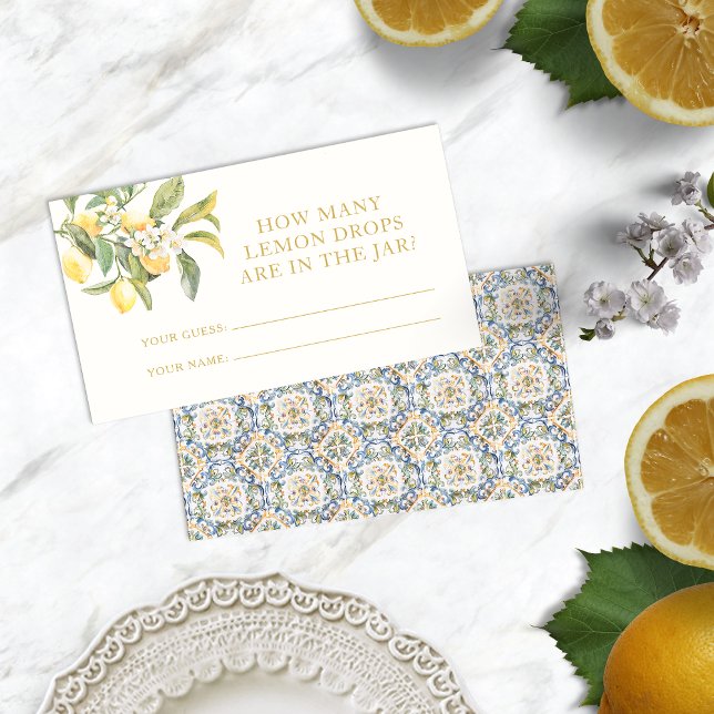 Lemon Drop Card (Lemon Drop Card
)