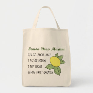Lemon Drop Martini Tote Bag