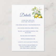 Lemon Enclosure Card Details